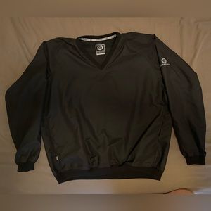 Golf jacket/top windbreaker black large